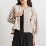 アイボリー | 春アウター ショート丈 ジャケット | teddyshop