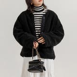 ブラック | ブルゾン ボア ジャケット | teddyshop