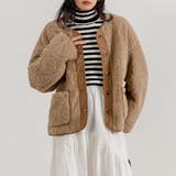 モカ | ブルゾン ボア ジャケット | teddyshop