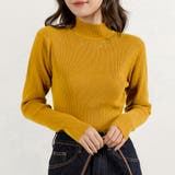イエロー | ハイネック ニット 全13色 | teddyshop