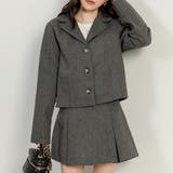 グレー | セットアップ スーツ ショート丈 | teddyshop