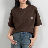 ブラウン | Tシャツ トップス レディース | teddyshop