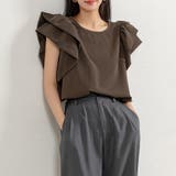 ダークブラウン | ブラウス オフィス トップス | teddyshop