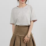 杢グレー | シンプルT レディース Tシャツ | teddyshop