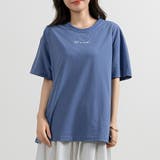ブルー | Tシャツ レディース 半袖 | teddyshop