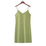 グリーン | インナー ワンピース カップ付き | teddyshop