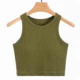 カーキ | タンクトップ カップ付き アメスリ | teddyshop