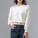 アイボリー | スウェット オフショルダー ワンショルダー | teddyshop