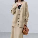 ベージュ | ニット セットアップ スカート | teddyshop