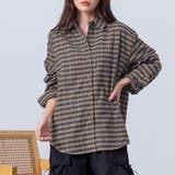 イエロー×グレー | チェックシャツ レディース 長袖 | teddyshop