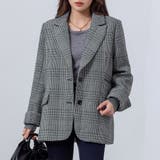 グレー | テーラードジャケット レディース 長袖 | teddyshop