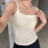 アイボリー | タンクトップ レディース 全9色 | teddyshop