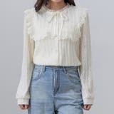 オフホワイト | ブラウス レース 長袖 | teddyshop