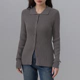 チャコール | レディース トップス ポロニット | teddyshop