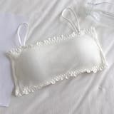 ホワイト | ブラトップ キャミソール ショート丈 | teddyshop