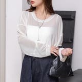 アイボリー | カットソー シアー 長袖 | teddyshop