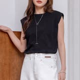 ブラック | フレンチスリーブ Tシャツ トップス | teddyshop