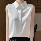 ホワイト | ノースリーブ レディース ブラウス | teddyshop