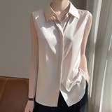 ピンクベージュ | ノースリーブ レディース ブラウス | teddyshop