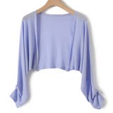 ブルーラベンダー | ボレロ カーディガン ショート丈 | teddyshop