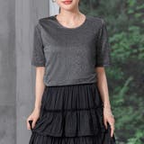 ブラック | Tシャツ レディース 半袖 | teddyshop