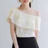 アイボリー | オフショルダー トップス 半袖 | teddyshop