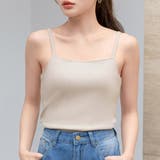 ライトベージュ | キャミソール パッド付き 入れ替え可 | teddyshop