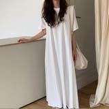ホワイト | Tシャツ ワンピース 半袖 | teddyshop