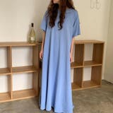 ブルー | Tシャツ ワンピース 半袖 | teddyshop