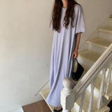 ラベンダー | Tシャツ ワンピース 半袖 | teddyshop