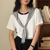 ホワイト | Tシャツ レディース 半袖 | teddyshop