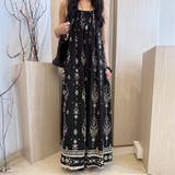 ブラック | ワンピース ロング キャミソール | teddyshop