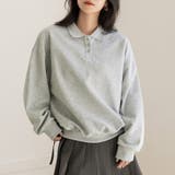 グレー | 「襟変えで別服」 スウェット ポロ | teddyshop