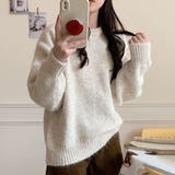 ベージュ | 「ゆるっと抜けかわ」ニット レディース 全6色 | teddyshop