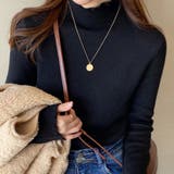 A：ブラック | 「ずっと寒さと縁切り」裏起毛 ニット シャギー | teddyshop