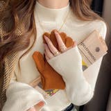 C：アイボリー | 「ずっと寒さと縁切り」裏起毛 ニット シャギー | teddyshop