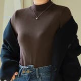 C：ダークブラウン | 「ずっと寒さと縁切り」裏起毛 ニット シャギー | teddyshop