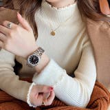 B：アイボリー | 「ずっと寒さと縁切り」裏起毛 ニット シャギー | teddyshop