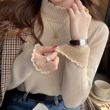 B：ベージュ | 「ずっと寒さと縁切り」裏起毛 ニット シャギー | teddyshop