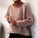 ブラウン | 「首元あったかニット」ニット レディース 全3色 | teddyshop