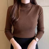 ブラウン | ニット トップス 全6色 | teddyshop