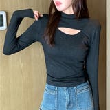 ブラック | ニット トップス 全6色 | teddyshop