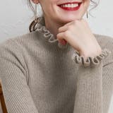 グレージュ | リブニット トップス 全7色 | teddyshop