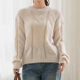 オフホワイト | 「ほんのり透け感で大人スタイル」ニット レディース 全4色 | teddyshop