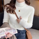 ホワイト | ニット シャギー 全4色 | teddyshop