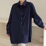 ネイビー | シャツ レディース 全4色 | teddyshop