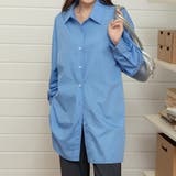 ブルー | シャツ レディース 全4色 | teddyshop