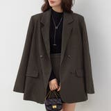 ダークブラウン | テーラードジャケット 長袖 全3色 | teddyshop