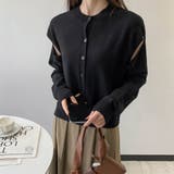 ブラック | カーディガン ニット 全3色 | teddyshop