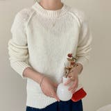 ホワイト | ニット セーター 全2色 | teddyshop